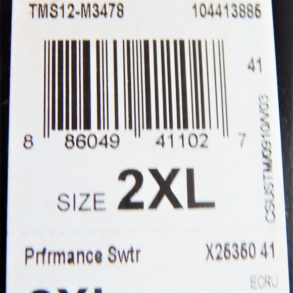 Adidas Golf NWT sweater Men 2XL X25350 Beige Tan Top Quality super soft Classy - Picture 3 of 5